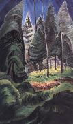 Emily Carr A Rushing Sea of Undergrowth oil painting artist